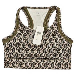 GUESS Active Top Size Medium Workout Shirt Athletic Bra